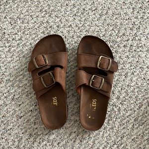 Brown sandals